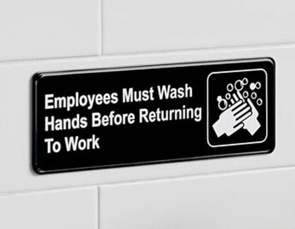 Restaurant Compliance Signs