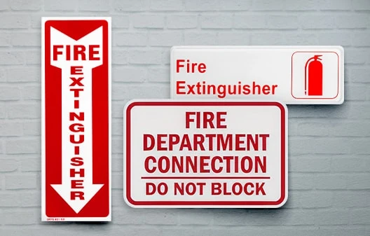 Fire Safety Signs and Labels