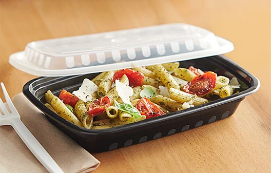 Plastic Microwaveable Take-Out Containers