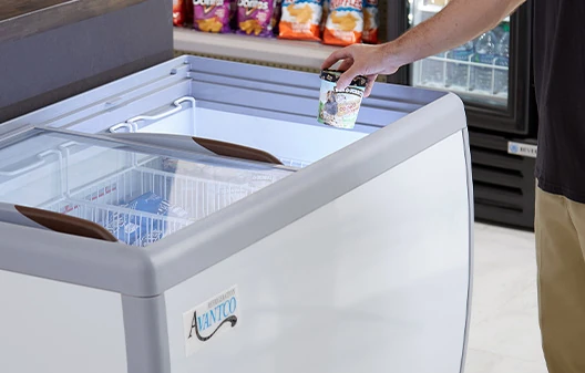 Glass Top Display Freezers