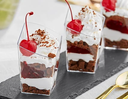 Mini Plastic Appetizer Dishes