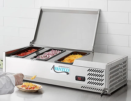 Refrigerated Countertop Condiment Holders