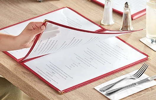 Menu Covers and Books