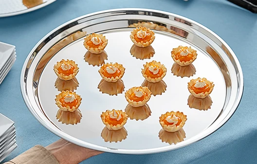 Metal Serving and Display Platters / Trays