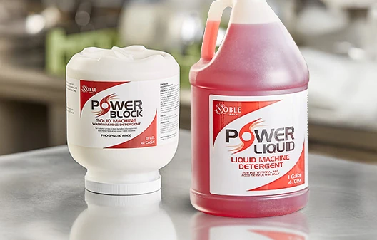 Machine Dish Washing & Sanitizing Chemicals