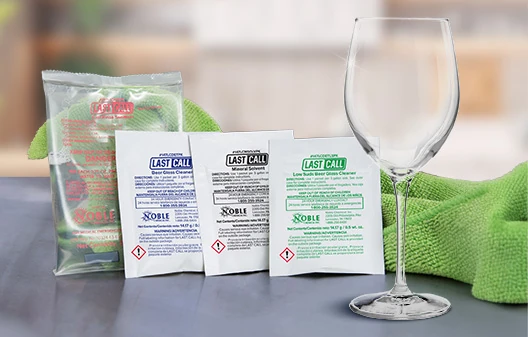 Bar Glass Washing & Sanitizing Chemicals