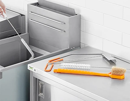 Fryer Equipment Cleaning Brushes and Rods