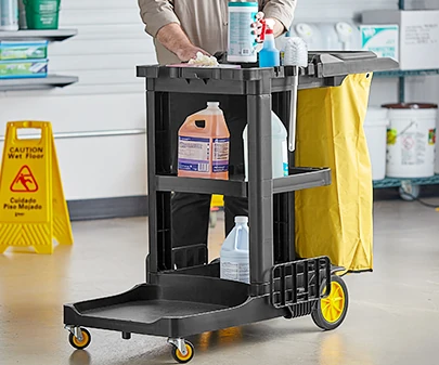 Janitorial Cleaning Carts