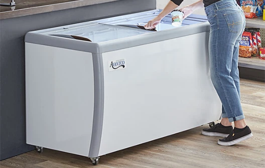 Glass Top Display Freezers