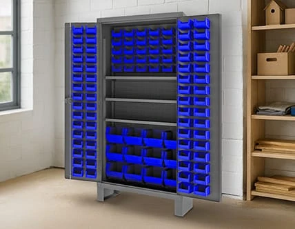 Storage Bin Carts, Racks, and Cabinets