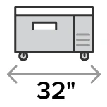 32 Inches