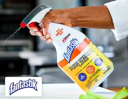 SC Johnson fantastik® No-Rinse Sanitizer