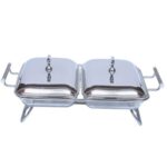 Chafing Double Dish with Warmer