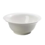 Serving vowl white round