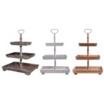 Wooden Tiered Serving Tray 3 Tyer
